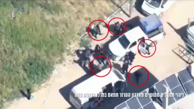 איזראעלי לופט אטאקע האט נויטראליזירט א חאמאס קאר אין עזה.