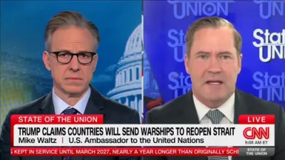 מייק וואלץ רופט אמעריקאנע אליאירטע צו העלפן עפענען די הארמוז