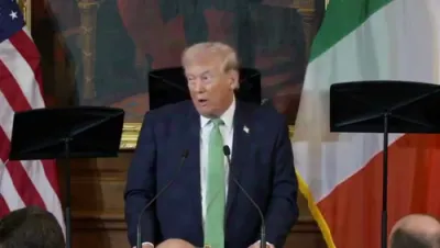 פרעזידענט טראמפ זאגט אז עס איז דא א סוף צו איראן'ס גלאבאלע איינפלוס.