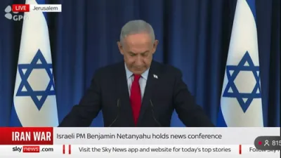 נתניהו דערקלערט אז ער לעבט און איז נישט 