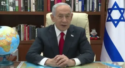 נתניהו שיקט ארויס א סטראטעגיע צו אונטערמינירן דעם איראן רעזשים.