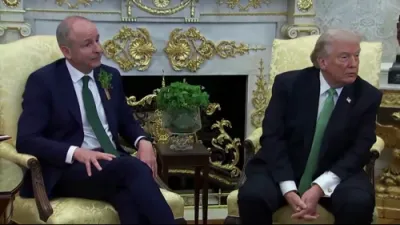 פרעזידענט טראמפ פארטיידיגט איראן אטאקעס אלס רעאקציע צו אירלאנד.