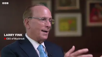 בלעקראק CEO דרוקט אויס די עקאנאמישע שאק פון די איראנע קריג