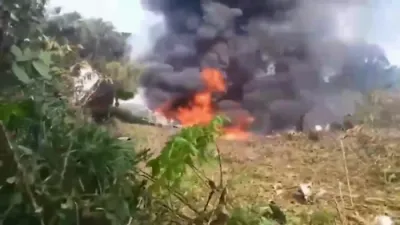 66 מענטשן טויט נאך א קאלאמבישע מיליטערישע עראפלאן האט געקראכט