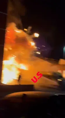 3 פארשוינען אין גאלדערס גרין צינדן אונטער פיר אידישע אמבולאנסן - פולע בילדער און ווידיאוס