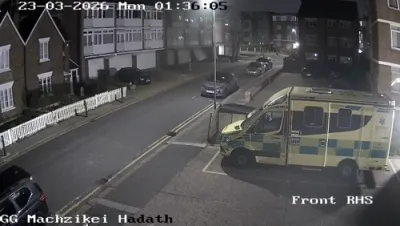 3 פארשוינען אין גאלדערס גרין צינדן אונטער פיר אידישע אמבולאנסן - פולע בילדער און ווידיאוס