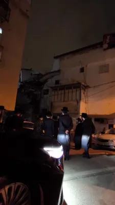 כ"ק אדמו"ר מוויזניץ שליט"א באזוכט א פלאץ אין בני ברק חרוב פון א איראנע מיסל