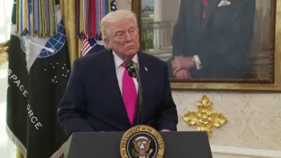 פרעזידענט טראמפ זאגט צו איבערצונעמען די קאנטראל אויפן הארמוז דורכגאס.