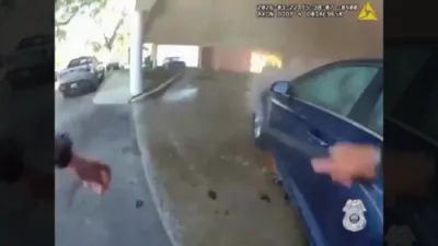 טעמפא אפיצירן ראטעווען א מענטש פון א ברענעדיגע קאר