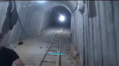 א ווידיאו פון אינעווייניג א חאמאס טונעל