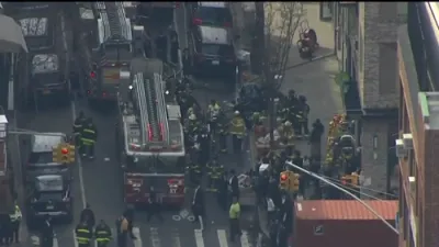 פייער אויסגעבראכן אין ברוקלין כשר מארקעט שטייענדיג פאר פסח.