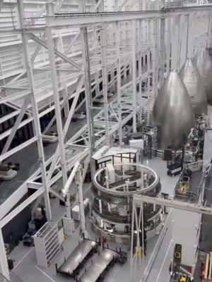 אילאן מאסק שטעלט פאר א ריזיגע פראדוקציע ליניע פאר "סטארשיפ" אין טעקסאס.