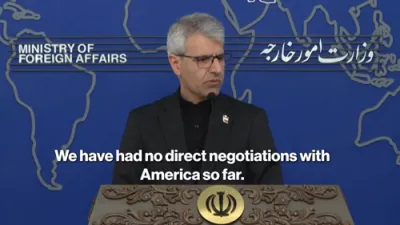 איראן ווארפט אפ די דירעקטע געשפרעכן מיט די פאראייניגטע שטאטן, קריטיקירנדיג די פארלאנגען.