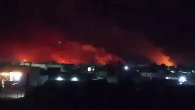 איבערנאכט אטאקעס אויף איראן 