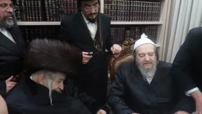 כ"ק אדמו"ר מטעמעשוואר באזוכט הרה"ק רבי יעקב מאיר שעכטער שליט"א לרגל המועד