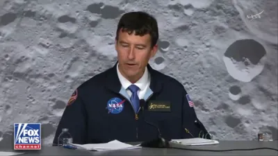 נאסא מעלדט אז די אסטראנאטן האבן געלאנדעט פונקטליך און סוקסעספול פון די לבנה