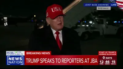 פרעזידענט טראמפ קריטיקירט נאטא פארן נישט שטיצן אמעריקע בשעת די יעצטיגע קריזיס.