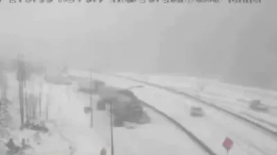 א ריזיגע טשעין עקסידענט אין I70 הייוועי האט געפירט צו כאאס 