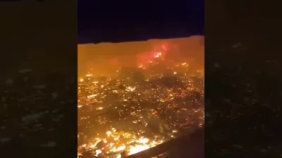 טויזענטער זענען אנטלאפן פון א פארציקנדע פייער אין מאלאזיע