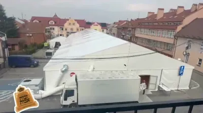 נסיעה פון כ"ק אדמו"ר מוויזניץ וויליאמסבורג שליט"א קיין ליזענסק