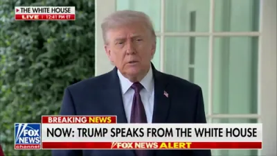 טראמפ זאגט פאר ריפארטער אז אמעריקע גייט זיכער מאכן אז איראן האט נישט קיין נוקלעארע וואפן 