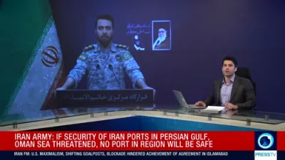 איראן מיליטערישע ווארטזאגער סטראשעט אז אדער וועלן אלע שיפן אין פערסישן גאלף זיין פארזיכערט, אדער קיינער