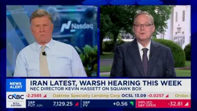 דירעקטאר קעווין העסעט זאגט אז ס'קומט א גוטע עקאנאמיע נאך די קריג אין איראן 