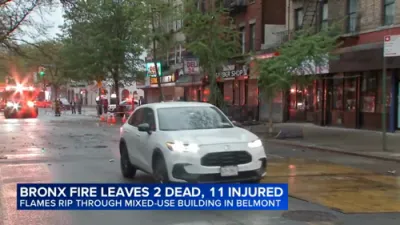 76 איינוואוינער זענען געראטעוועט געווארן פון א פייער אין די בראנקס