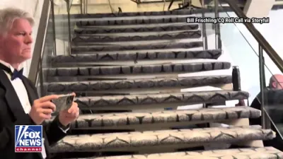 פרישע ווידיאו ווי אגענטן כאפן קאול אלען וואס האט געוואלט צילן פרעזידענט טראמפ נעכטן