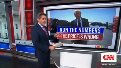 סי-ען-ען'ס הערי ענטען צונעמט טראמפ'ס אינפלאציע עפראוול רעיטינג.