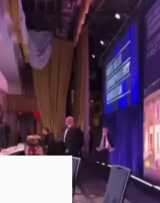 🚨 דראמאטישע ווידיאו ווי טראמפ און ווענס ווערן עוועקואירט פון א דינער ווי שיסערייען זענען געשאסן געווארן אין וואשינגטאן די סי, דער שיסער איז אונטער ארעסט