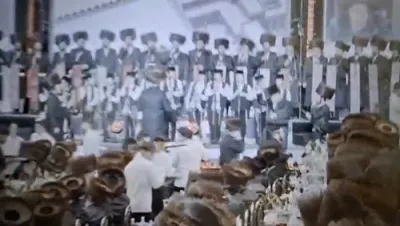 צענדליגע ערשטע ווידעאס פונעם היסטארישן שבת בחצר הקודש בעלזא 