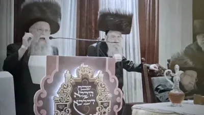 צענדליגע ערשטע ווידעאס פונעם היסטארישן שבת בחצר הקודש בעלזא 