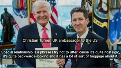 בריטישער אמבאסאדאר צו אמעריקע, זאגט אין א געטראפענע רעקארדינג, אז אמעריקע'ס איינציגסטע עכטע פריינד איז מדינת ישראל, מער ווי די יו קעי