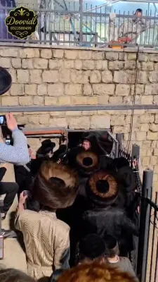 נאך פונעם היסטארישן באזוך אין מירון דורך הרה"ק רבי יעקב מאיר שעכטער שליט"א 