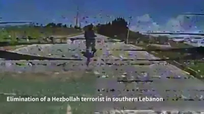 צה"ל ליקווידירט א חיזבאללה טעראריסט וואס אנטלויפט אויף א מאטארסייקל אין דרום לבנון דורך א דראון אטאקע.