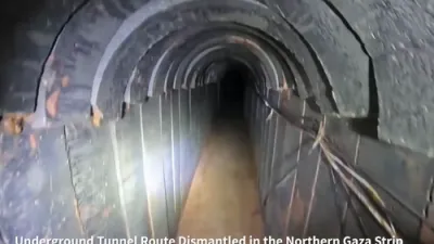 צה"ל האט געטראפן נאך א גאר לאנגע טונעל פון טעראריסטן אין עזה