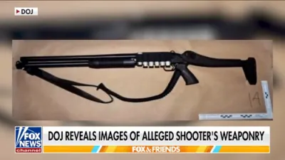 די דזשאסטיס דעפארטמענט פארשפרייט בילדער פון די וואפן גענוצט דורכן שיסער אין הילטאן האטעל אין וואשינגטאן די סי 