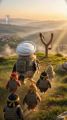 איינע פון די נייעס אגענטורן אין לבנון האבן ארויסגעגעבן א חוזק ווידעא פון חיזבאללא רופנדיג חיזבאללא אויפגערעגטע פייגלעך 