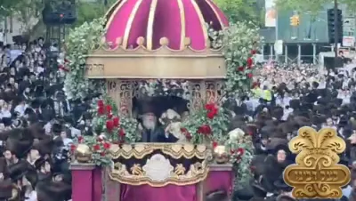 חלק ג': פולע ווידיאוס פון די הכנסת ספר תורה בחצר הקודש סאטמאר