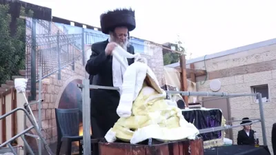 ערשטמאליגע ל"ג בעומר בחצר הוקדש דינוב ארה"ק