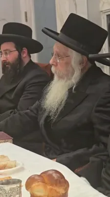 יומא דהילולא של הרה"ק בעל טל חיים מליסקא זי"ע אצל נכדו כ"ק אדמו"ר מהיבנוב שליט"א