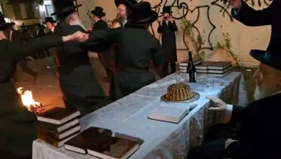 ל"ג בעומר בחצר הקודש ליסקא