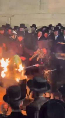 לג בעומר בצל צינור השפע כ"ק אדמו"ר מקרעטשניף כפר עטה שליט"א 