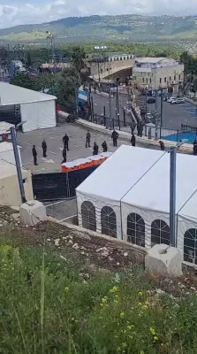 ציוניסטישע פאליציי שפילן באלי אויפן בארג מירון 😳