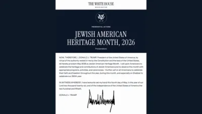 טראמפ רופט אז אמעריקאנע זאלן היטן שבת קומענדיגע מאי 16