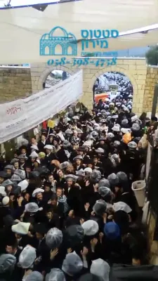 הייליגע רבי שמעון נפשי חולת אהבתך: טויזנטער אידן ביים גיין איבער וועגן און שטעגן אנצוקומען צום הייליגן רבי שמעון