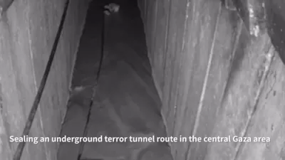 צוויי פרישע חאמאס טונעלן זענען אנדעקט געווארן אונטער עזה