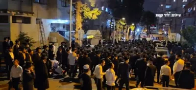 לויה פון האברך ישי פור ז"ל וואס איז ל''ע אומגעקומען דורך א מערדער, נעכטן אין כולל חזון איש, בני ברק
