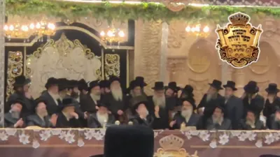 סיום כתיבת ספר תורה נעכטן בחצר הקודש וויזניץ